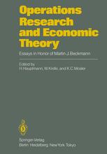 Operations Research And Economic Theory