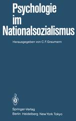 Psychologie im Nationalsozialismus - C.F. Graumann
