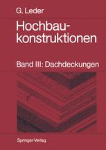 Hochbaukonstruktionen - Gerhard Leder