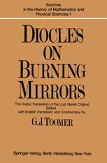 DIOCLES, On Burning Mirrors - G. J. Toomer; G. J. Toomer; G. J. Toomer