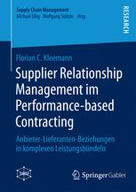 Supplier Relationship Management im Performance-based Contracting - Florian C. Kleemann