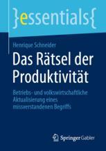 ISBN 9783658317584 product image for Das RÃ¤tsel der ProduktivitÃ¤t | upcitemdb.com