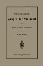 GelÃ¶ste und ungelÃ¶ste Fragen der Methodik auf dem Gebiete der neueren Fremdsprachen - Wilhelm Mangold