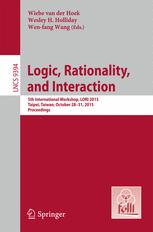 Logic, Rationality, and Interaction - Wiebe van der Hoek; Wesley H. Holliday; Wen-fang Wang
