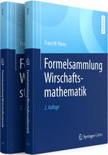 Formelsammlungen Wirtschaftsmathematik und -statistik - Franz W. Peren