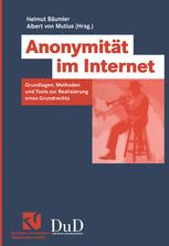 AnonymitÃ¤t im Internet - Helmut BÃ¤umler; Albert Mutius