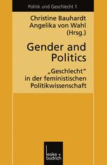 Gender and Politics - Christine Bauhardt; Angelika Wahl