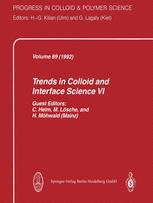 Trends in Colloid and Interface Science VI - Christiane Helm; Mathias LÃ¶sche; Helmuth MÃ¶hwald