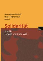Solidarität - Hans-Werner Bierhoff; Detlef Fetchenhauer