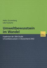 Umweltbewusstsein im Wandel - Heiko Grunenberg; Udo Kuckartz