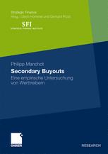 Secondary Buyouts - Philipp Manchot