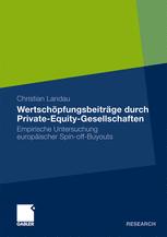 WertschÃ¶pfungsbeitrÃ¤ge durch Private-Equity-Gesellschaften - Christian Landau