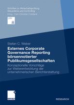 Externes Corporate Governance Reporting BÃ¶rsennotierter Publikumsgesellschaften