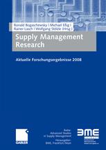 Supply Management Research - Ronald Bogaschewsky; Michael EÃ?ig; Rainer Lasch; Wolfgang StÃ¶lzle