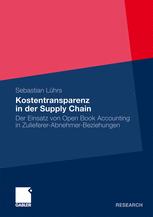 Kostentransparenz in der Supply Chain - Sebastian LÃ¼hrs