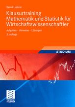 ISBN 9783835192362 product image for Klausurtraining Mathematik und Statistik fÃ¼r Wirtschaftswissenschaftler | upcitemdb.com