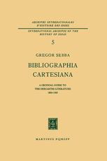 Bibliographia Cartesiana - Gregor Sebba
