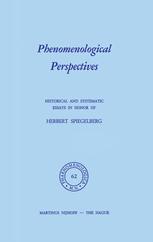 Phenomenological Perspectives - P.J. Bossert
