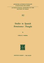Studies in Spanish Renaissance Thought - Carlos G. NoreÃ±a