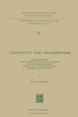 Continuity and Anachronism - P.B.M. Blaas