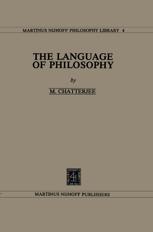 The Language of Philosophy - Margaret Chatterjee