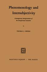 Phenomenology and Intersubjectivity - T.S. Owens