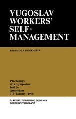 Yugoslav Workersâ?? Selfmanagement - M.J. Broekmeyer