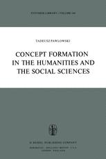 Concept Formation in the Humanities and the Social Sciences - T. Pawlowski