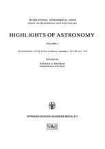 Highlights of Astronomy, Volume 5 - Patrick A. Wayman