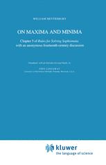 On Maxima and Minima - William Heytesbury; John Longeway