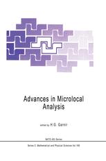 Advances in Microlocal Analysis - H.G. Garnir
