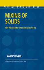 Mixing of Solids - Ralf Weinekötter; H. Gericke