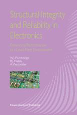 Structural Integrity and Reliability in Electronics - W.J. Plumbridge; R.J. Matela; A. Westwater