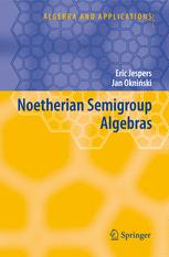 Noetherian Semigroup Algebras - Eric Jespers; Jan Okninski