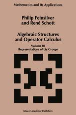 Algebraic Structures and Operators Calculus - P. Feinsilver; RenÃ© Schott
