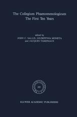 The Collegium Phaenomenologicum, The First Ten Years - J. Sallis; Giuseppina Moneta; J. Taminiaux