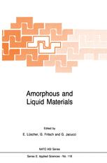 Amorphous and Liquid Materials - E. Lüscher; G. Fritsch; Gianni Jacucci