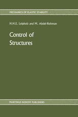 Control of Structures - U. Leipholz; M. Abdel-Rohman