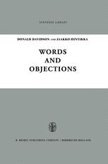 Words and Objections - D. Davidson; Jaakko Hintikka
