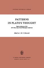 Patterns in Platoâ??s Thought - J.M.E. Moravcsik