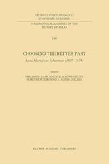 Choosing the Better Part - M.P. de Baar; Lynne Richards; Machteld LÃ¶wensteyn; Marit Monteiro; A. Agnes Sneller