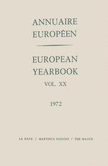 Annuaire EuropÃ©en / European Year Book - Council of Europe Staff