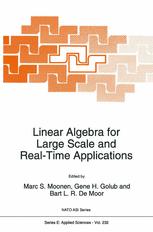 Linear Algebra for Large Scale and Real-Time Applications - M.S. Moonen; Gene H. Golub; B.L. de Moor