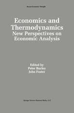 Economics and Thermodynamics - Peter Burley; John Foster