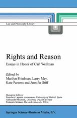 Rights and Reason - Marilyn Friedman; Larry May; K. Parsons; J. Stiff