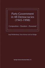 Party Government in 48 Democracies (1945â??1998) - J.J. Woldendorp; Hans Keman; I. Budge