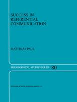 Success in Referential Communication - M. Paul