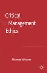 Front cover of Critical Management Ethics