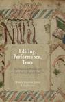 Front cover of Editing, Performance, Texts