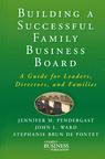 Front cover of Building a Successful Family Business Board